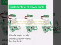 Custom Li-ion batterij circuit BMS Board voor Power Tool met HASL loodvrij oppervlak afwerking